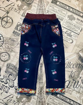 джинсы  для девочек пр-во Китай в интернет-магазине «Детская Цена»